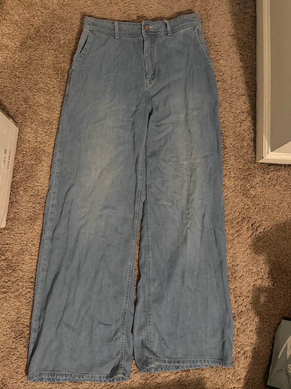 Sincerely Jules Light Blue Wide-Leg Jeans